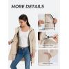 image:imageSaphiRose Womens Long Packable Raincoat Waterproof Rain Jacket Lightweight Outdoor Windbreaker with HoodBeige