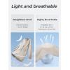 image:imageSaphiRose Womens Long Packable Raincoat Waterproof Rain Jacket Lightweight Outdoor Windbreaker with HoodCloud White