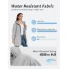 image:imageSaphiRose Womens Long Packable Raincoat Waterproof Rain Jacket Lightweight Outdoor Windbreaker with HoodLight Gray