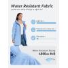 image:imageSaphiRose Womens Long Packable Raincoat Waterproof Rain Jacket Lightweight Outdoor Windbreaker with HoodSky Blue