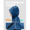 image:imageSaphiRose Lightweight Kids Rain Poncho Waterproof Jacket Zipper Up Rain CoatNavy