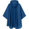 image:imageSaphiRose Lightweight Kids Rain Poncho Waterproof Jacket Zipper Up Rain CoatNavy