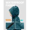image:imageSaphiRose Lightweight Kids Rain Poncho Waterproof Jacket Zipper Up Rain CoatTeal