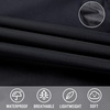 image:imageSaphiRose Unisex Rain Poncho Waterproof Raincoat Hooded for Adults Women with PocketsAblackwhite