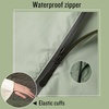 image:imageSaphiRose Unisex Rain Poncho Waterproof Raincoat Hooded for Adults Women with PocketsAlight Greenwhite