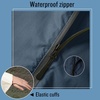 image:imageSaphiRose Unisex Rain Poncho Waterproof Raincoat Hooded for Adults Women with PocketsAnavywhite