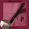 image:imageSaphiRose Unisex Rain Poncho Waterproof Raincoat Hooded for Adults Women with PocketsArose Redwhite
