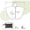 image:imageSaphiRose Unisex Rain Poncho Waterproof Raincoat Hooded for Adults Women with PocketsBlack Point