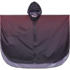 image:imageSaphiRose Unisex Rain Poncho Waterproof Raincoat Hooded for Adults Women with PocketsGradient Dark Purple
