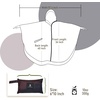 image:imageSaphiRose Unisex Rain Poncho Waterproof Raincoat Hooded for Adults Women with PocketsGradient Dark Purple