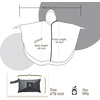 image:imageSaphiRose Unisex Rain Poncho Waterproof Raincoat Hooded for Adults Women with PocketsGradient Grey