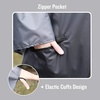 image:imageSaphiRose Unisex Rain Poncho Waterproof Raincoat Hooded for Adults Women with PocketsGradient Grey