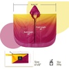 image:imageSaphiRose Unisex Rain Poncho Waterproof Raincoat Hooded for Adults Women with PocketsGradient Yellowrose Red