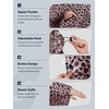 image:imageSaphiRose Unisex Rain Poncho Waterproof Raincoat Hooded for Adults Women with PocketsPink Leopard