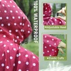 image:imageSaphiRose Unisex Rain Poncho Waterproof Raincoat Hooded for Adults Women with PocketsPink Point