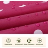 image:imageSaphiRose Unisex Rain Poncho Waterproof Raincoat Hooded for Adults Women with PocketsPink Point