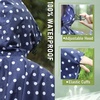 image:imageSaphiRose Unisex Rain Poncho Waterproof Raincoat Hooded for Adults Women with PocketsPointblue