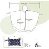 image:imageSaphiRose Unisex Rain Poncho Waterproof Raincoat Hooded for Adults Women with PocketsPointblue