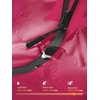 image:imageSaphiRose Unisex Rain Poncho Waterproof Raincoat Hooded for Adults Women with PocketsRose Red