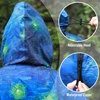 image:imageSaphiRose Unisex Rain Poncho Waterproof Raincoat Hooded for Adults Women with PocketsStarry Night Over the Rhone