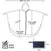 image:imageSaphiRose Unisex Rain Poncho Waterproof Raincoat Hooded for Adults Women with PocketsStarry Night Over the Rhone