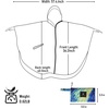 image:imageSaphiRose Unisex Rain Poncho Waterproof Raincoat Hooded for Adults Women with PocketsThe Starry Night