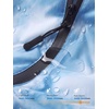 image:imageSaphiRose Unisex Rain Poncho Waterproof Raincoat Hooded for Adults Women with PocketsTiedye Blue