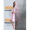 image:imageSaphiRose Unisex Rain Poncho Waterproof Raincoat Hooded for Adults Women with PocketsTiedye Pink