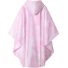 image:imageSaphiRose Unisex Rain Poncho Waterproof Raincoat Hooded for Adults Women with PocketsTiedye Pink