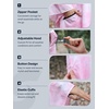 image:imageSaphiRose Unisex Rain Poncho Waterproof Raincoat Hooded for Adults Women with PocketsTiedye Pink