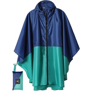image:imageSaphiRose Unisex Rain Poncho Waterproof Raincoat Hooded for Adults Women with PocketsGreenblue