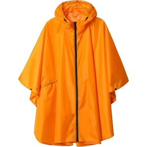 image:imageSaphiRose Unisex Rain Poncho Waterproof Raincoat Hooded for Adults Women with PocketsOrange