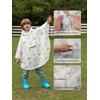image:imageSaphiRose Lightweight Kids Rain Poncho Jacket Waterproof Outwear Rain CoatBeige Puppy