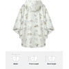 image:imageSaphiRose Lightweight Kids Rain Poncho Jacket Waterproof Outwear Rain CoatBeige Puppy