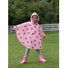 image:imageSaphiRose Lightweight Kids Rain Poncho Jacket Waterproof Outwear Rain CoatPink Strawberry