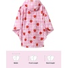 image:imageSaphiRose Lightweight Kids Rain Poncho Jacket Waterproof Outwear Rain CoatPink Strawberry