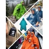 image:imageSaphiRose Hooded Rain Poncho Waterproof Raincoat Jacket for Men Women AdultsAlgae Blue
