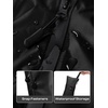 image:imageSaphiRose Lightweight Waterproof Rain Poncho for Adults with Hood Portable Rainwear for OutdoorBlack