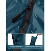 image:imageSaphiRose Lightweight Waterproof Rain Poncho for Adults with Hood Portable Rainwear for OutdoorDeep Blue