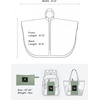 image:imageSaphiRose Lightweight Waterproof Rain Poncho for Adults with Hood Portable Rainwear for OutdoorLight Green