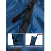 image:imageSaphiRose Lightweight Waterproof Rain Poncho for Adults with Hood Portable Rainwear for OutdoorNavy
