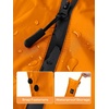 image:imageSaphiRose Lightweight Waterproof Rain Poncho for Adults with Hood Portable Rainwear for OutdoorOrange