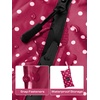 image:imageSaphiRose Lightweight Waterproof Rain Poncho for Adults with Hood Portable Rainwear for OutdoorRed Dot