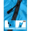 image:imageSaphiRose Lightweight Waterproof Rain Poncho for Adults with Hood Portable Rainwear for OutdoorSky Blue
