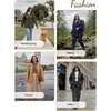 image:imageSaphiRose Womens Plus Size Rain Jacket Waterproof Rain Coat Lightweight Windbreaker Raincoats with HoodKhaki