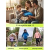 image:imageSaphiRose Kids Waterproof Rain Jacket Lightweight Raincoat  for Boys and Girls Soft Water Resistant Breathable Hooded Name Label School Commute Outdoor Play Camping TravelBluenavy