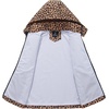 image:imageSaphiRose Kids Waterproof Rain Jacket Mesh Lined with Removable Hood  Lightweight rain coat windproof breathable school camping travel outdoor play boys and girlsLeopard