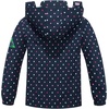 image:imageSaphiRose Kids Waterproof Rain Jacket Mesh Lined with Removable Hood  Lightweight rain coat windproof breathable school camping travel outdoor play boys and girlsDot