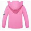 image:imageSaphiRose Kids Waterproof Rain Jacket Mesh Lined with Removable Hood  Lightweight rain coat windproof breathable school camping travel outdoor play boys and girlsPink