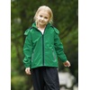 image:imageSaphiRose Kids Waterproof Rain Jacket Mesh Lined with Removable Hood  Lightweight rain coat windproof breathable school camping travel outdoor play boys and girlsGreen